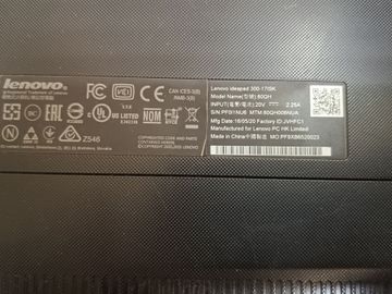 Б/в Ноутбук Lenovo 18/pentium 4405u ddr3/4gb ddr3/hdd *відсутній/ssd 240 gb/*інтегрована 01-200862275