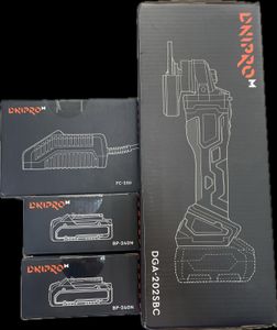 Б/в Шліфмашина кутова Dnipro-M dga-202sbc 2акб 4ah зп 01-200880355