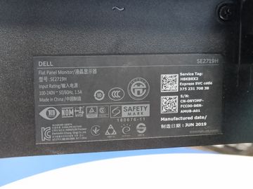 Б/в Монітор Dell se2719h 01-200883795