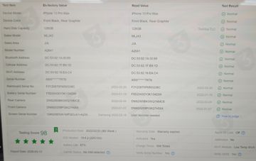 Б/у Мобільний телефон Apple iphone 13 pro max 128gb 01-200817083