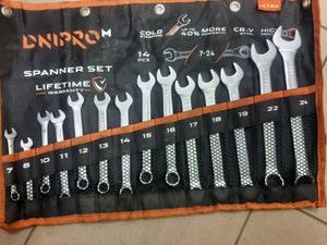 Б/в Набір інструментів Dnipro-M ultra spanner set 7-24 мм 14 шт 01-200897651