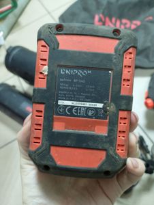 Б/в Пилосос садовий Dnipro-M dvb-200bc dual 2акб зп 01-200908129