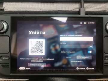 Б/в Ігрова приставка Valve steam deck 256 gb 01-200976717