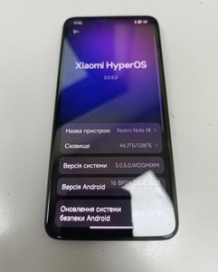 Б/в Мобільний телефон Xiaomi redmi note 14 6/128gb 01-200988905