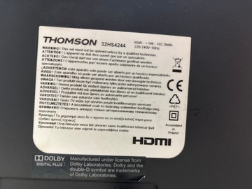 Б/в Телевізор Thomson 32hs4244 01-200993263