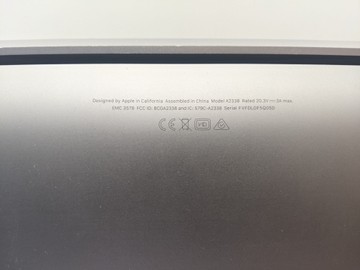 Б/у Ноутбук экран 13,3" Apple Macbook Pro a2338/ m1 8-cpu/ 8-gpu/ ram8gb/ ssd256gb/ retina, truetone, touch bar 01-200944189