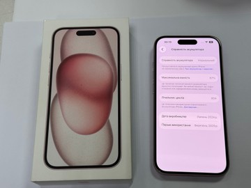 Б/в Мобільний телефон Apple iphone 15 256gb 01-201105194