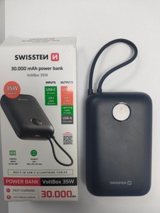Б/у Повербанк Swissten 30000mah 01-201125081