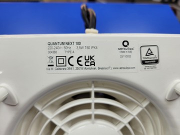 Б/в Рекуператор воздуха Aerauliqa quantum next 100 01-201028601