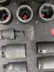 01-200778118: Kraft-Stecknuss-Satz In Schaum ks tools 3/4" 33-tlg 811.1033