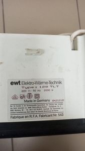 01-200786912: Schnellheizer typ clima 125 nt-128 tlt