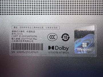 01-200789211: Xiaomi 16/core i5-12450h ddr5/16gb ddr5/hdd *відсутній/ssd 512 gb/*інтегрована