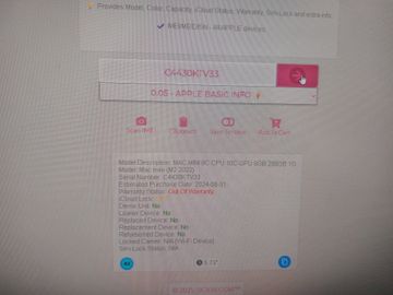 Б/в Системний блок Apple mac mini a2686 mmfj3 m2/8core/ram8gb/ssd256gb 01-200816459