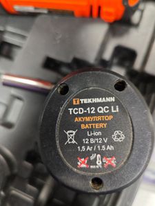 Б/в Шурупокрут Tekhmann tcd-12 qc li 01-200832855