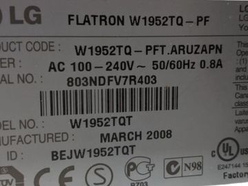 Б/в Монітор Lg w1952tqt 01-200838205