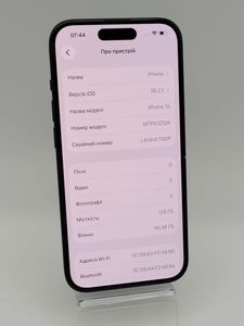 Б/в Мобільний телефон Apple iphone 15 128gb 01-200817446