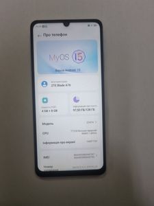 Б/у Мобільний телефон Zte blade a76 4/128gb 01-200911752