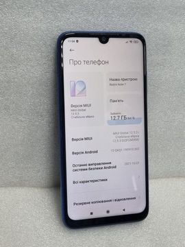 Б/у Мобільний телефон Xiaomi redmi note 7 4/64gb 01-200923490