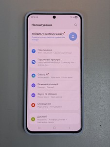 Б/в Мобільний телефон Samsung galaxy s25 fe 8/512gb 01-200929300