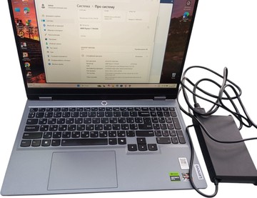 Б/у Ноутбук Lenovo 15/ryzen 7 7435hs ddr5/8gb ddr5/ssd 1000 gb/geforce rtx4070 8gb 01-200930561