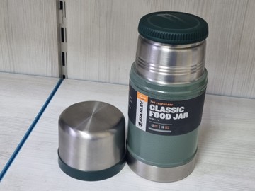 Б/у Термос для їжі Stanley classic legendary hammertone green 0.7 л 01-200906815