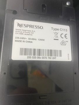 Б/в Кавоварка Nespresso citiz c113 01-200960666