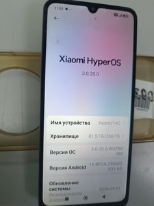 Б/в Мобільний телефон Xiaomi redmi 14c 8/256gb 01-200995310