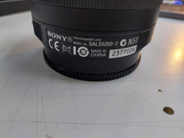Б/в Фотооб'єктив Sony dt 55-200 mm f4-5.6 sam sal55200 01-201012564