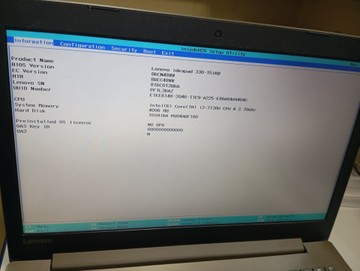 Б/в Ноутбук Lenovo 15/core i3 7130u ddr3/4gb ddr3/hdd 1000 gb/ssd *відсутній/geforce mx110 2gb 01-201017052