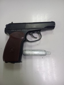 Б/в Пістолет пневматичний Sas makarov 4.5 мм 01-201083331
