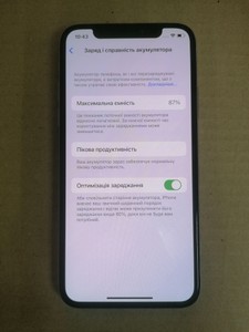 Б/в Мобільний телефон Apple iphone x 256gb 01-201094460