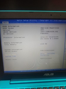 Б/в Ноутбук Asus 12/celeron n3050 ddr3/2gb ddr3/hdd *відсутній/ssd 2000 gb/*інтегрована 01-201107841