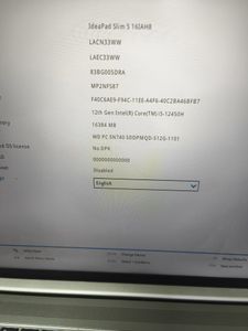 Б/в Ноутбук Lenovo 15/core i5-12450h ddr5/16gb ddr5/hdd *відсутній/ssd 512 gb/*інтегрована 01-200820180