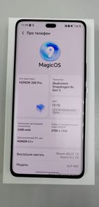 Б/в Мобільний телефон Honor 200 pro 12/512gb 01-200820631