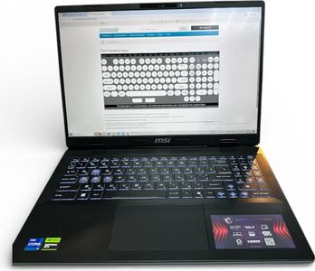 Б/в Ноутбук Msi 16/core i7-13700hx ddr5/16gb ddr5/hdd *відсутній/ssd 1000 gb/geforce rtx4060 8gb 01-200834185