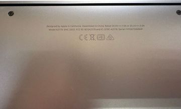 Б/в Ноутбук Apple macbook air 13" 2020 a2179 core i3 1,1ghz/ram8gb/ssd256gb/intel iris plus graphics 01-200573173