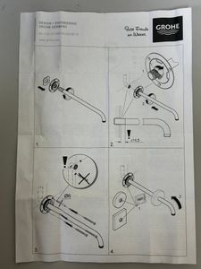 Б/у Душ и комплектующие Grohe rainshower 310 mono cube 26563000 01-200848836
