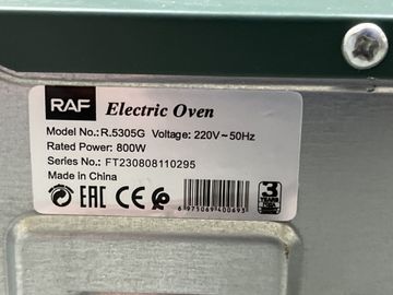 Б/в Електрична піч Raf r.5305g 01-200858694