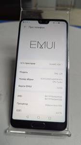 Б/в Мобільний телефон Huawei p20 eml-l29 4/64gb 01-200860983