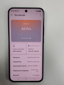 Б/в Мобільний телефон Oppo a6 pro 8/256gb 01-200904405