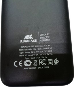 Б/у Повербанк Rivacase rivapower va2585 30000mah 01-200940785