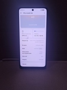 Б/у Мобільний телефон Oppo a3 4g 6/128gb 01-200955890