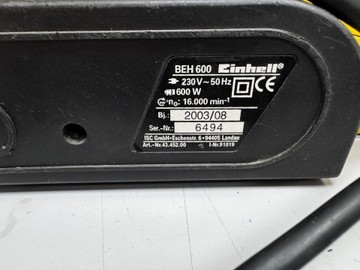 Б/у Электрорубанок Einhell beh 600 01-200997052