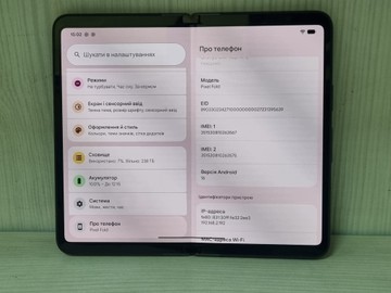 Б/в Мобільний телефон Google pixel fold 12/256gb 01-200979181