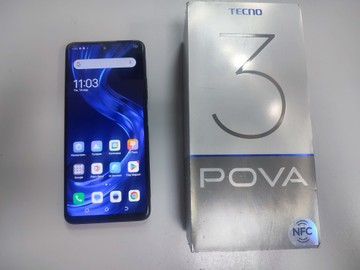 Б/в Мобільний телефон Tecno pova 3 lf7n 6/128gb 01-201117129