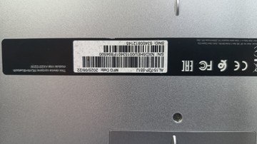 Б/в Ноутбук Acer 15/core i5-13500h ddr5/16gb ddr5/hdd *відсутній/ssd 512 gb/*інтегрована 01-201134636