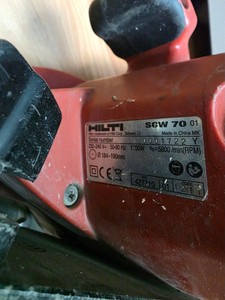 Б/в Пила дискова Hilti scw 70 01-201149993