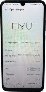 Б/в Мобільний телефон Huawei p smart 2019 3/64gb 01-201178453