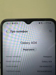 Б/в Мобільний телефон Samsung galaxy a04 3/32gb 01-200828741