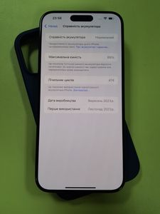 Б/у Мобильный телефон Apple iphone 15 pro max 256gb 01-200834676